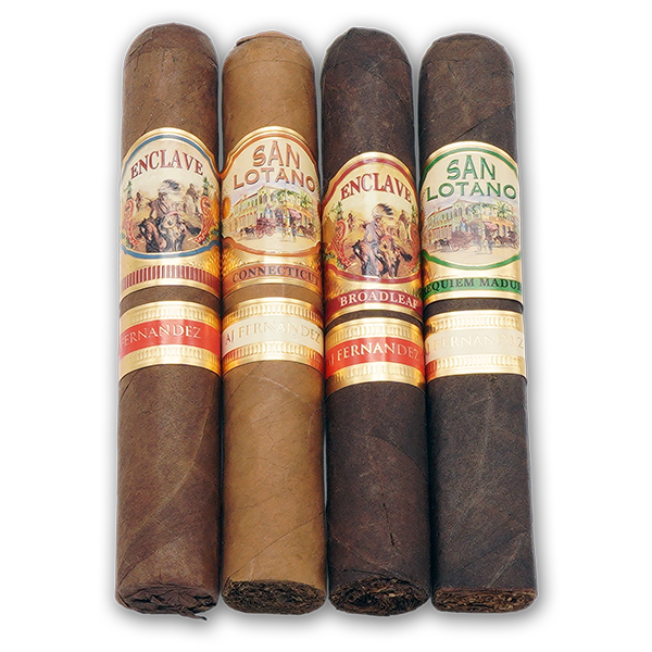 AJ Fernandez Best Cigars Robusto 4-Pack Sampler – Paladin Cigars