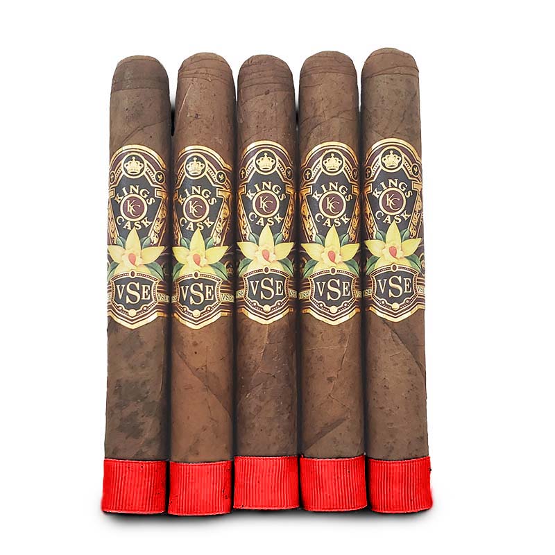 King's Cask VSE - Vanilla Robusto Habano - 5 x 50 – Paladin Cigars